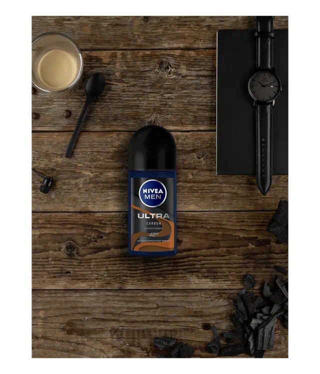 Антиперспирант ролик Ultra Carbon мужской 50мл 85366