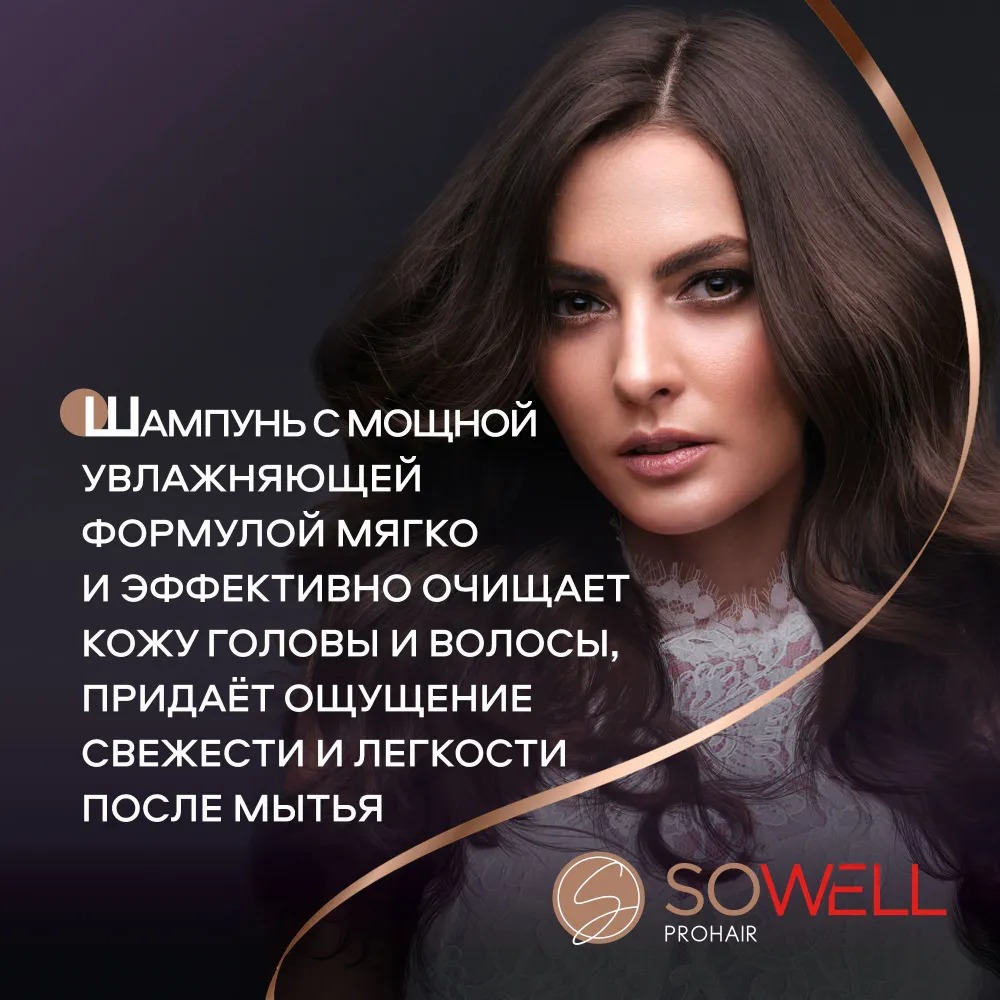 SoWell шампунь ежедневный  для всех типов волос Basic carе базовый уход 500 мл