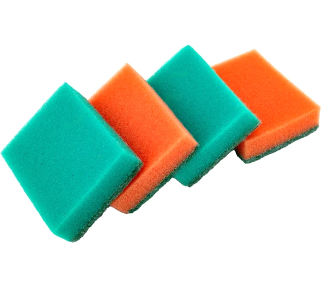 Золушка губки супер для посуды 4шт