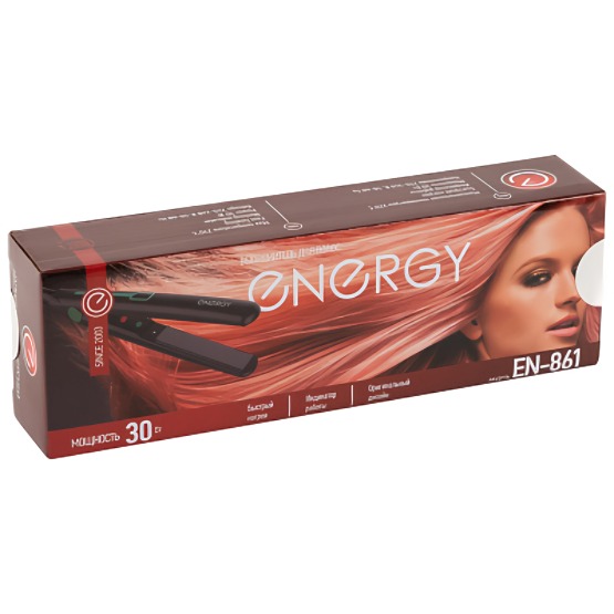 Выпрямитель для волос Energy EN-861 30Вт