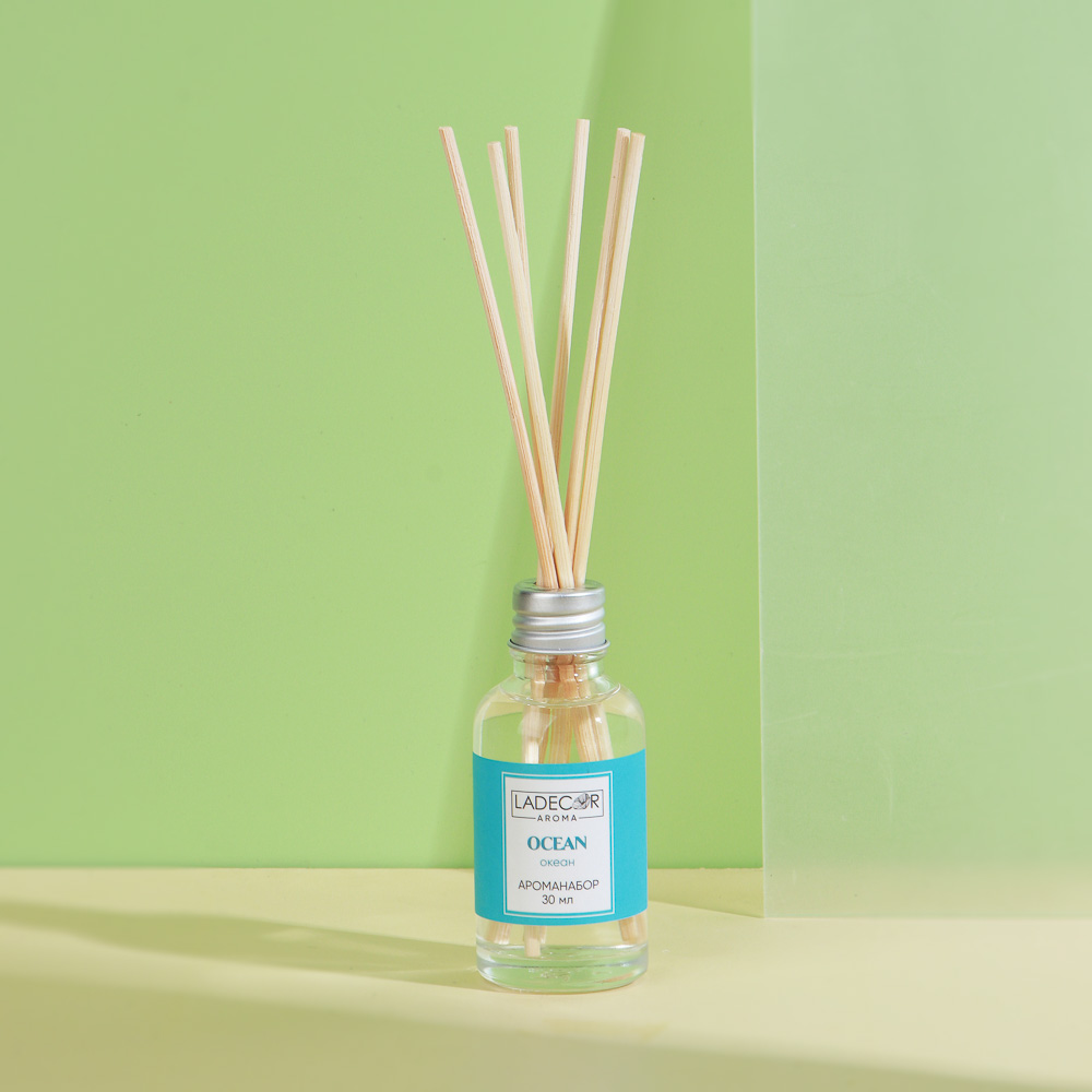 LADECOR Аромадиффузор с палочками 30мл