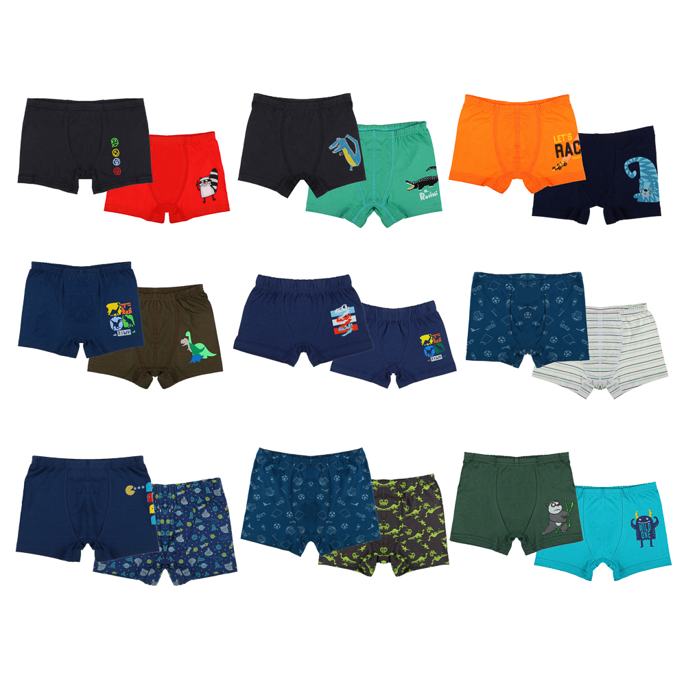 Набор боксеров для мальчиков 3-12 лет 2шт