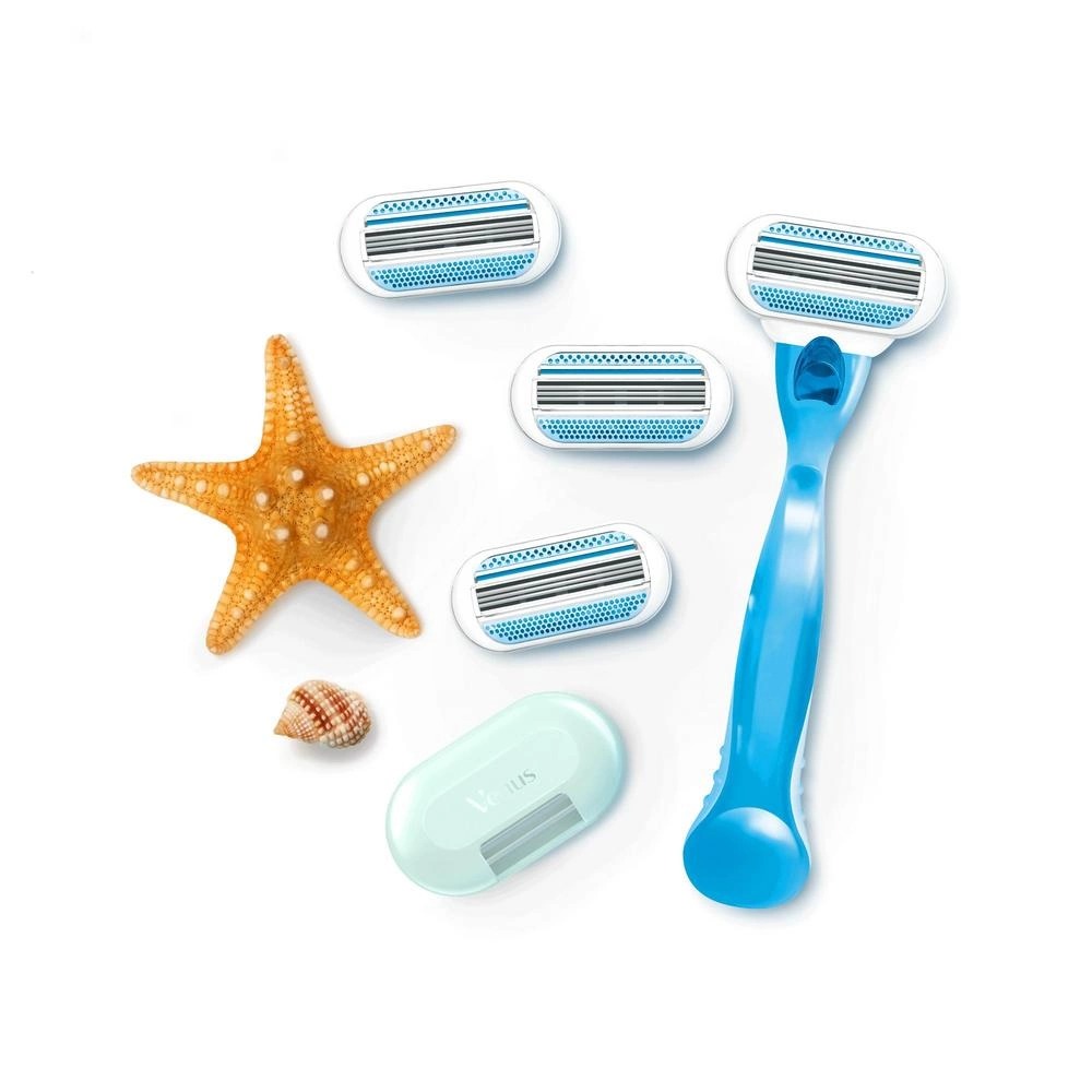 Venus Smooth Станок с 1 кассетой+ сменные кассеты для бритья 3шт+чехол