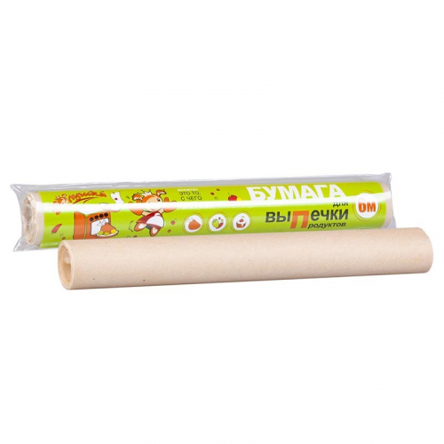 (А) Бумага для выпечки Золушка  6мх28см в ПВХ упак.
