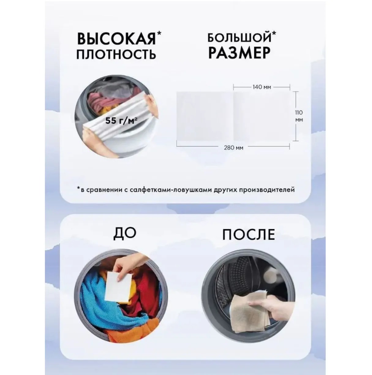 Namza Салфетки для стирки одноразовые 25 шт 50гр