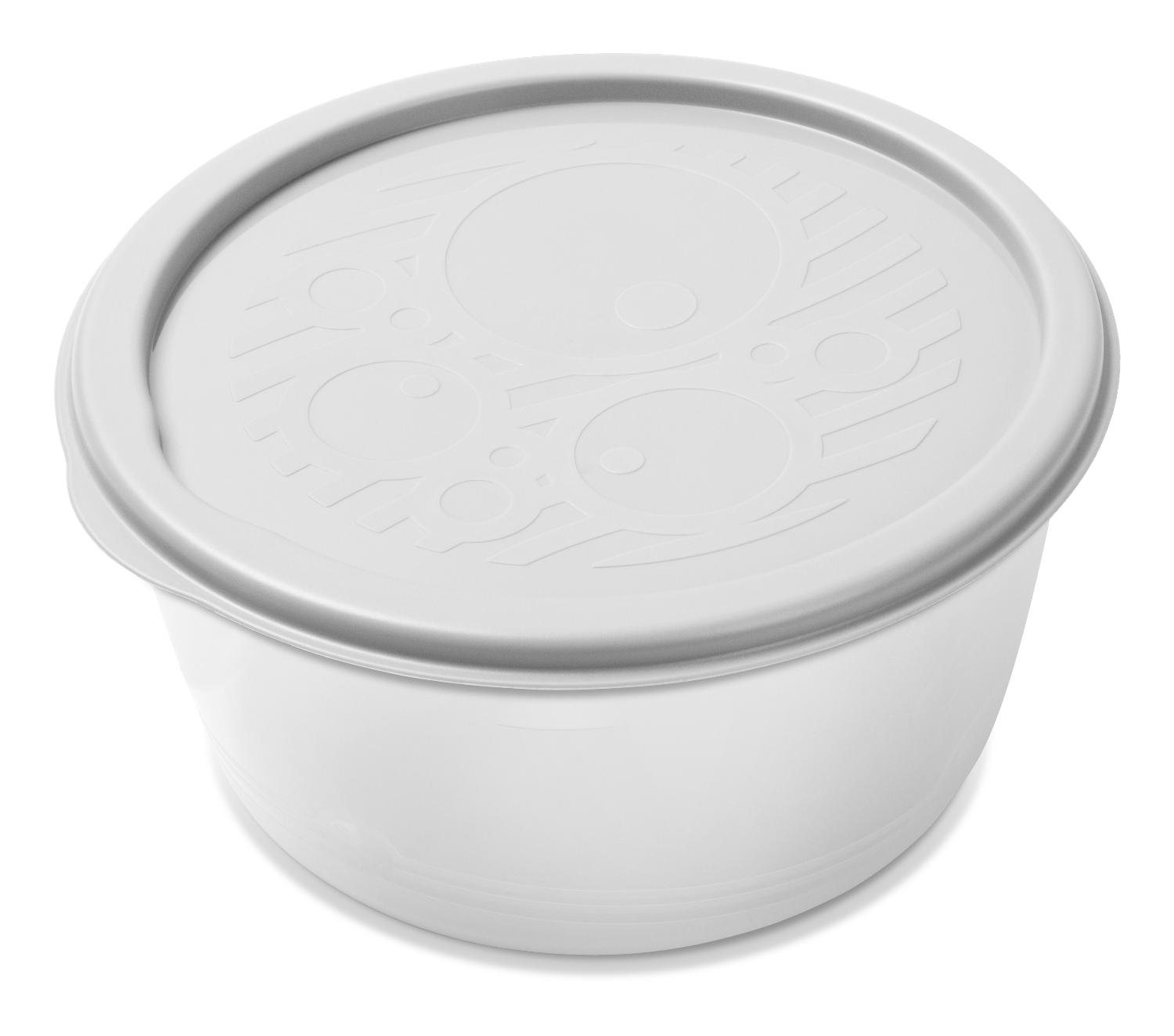 Контейнер круглый низкий многофункциональный №3 0,8л С256