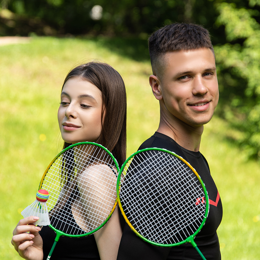SILAPRO Набор бадминтона (ракетка-2шт; волан-1шт; чехол-1шт) 