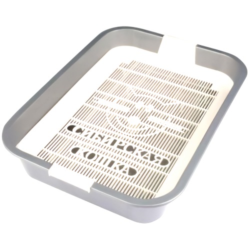 Сибирская кошка Туалет д/кошек с сеткой высокие ножки