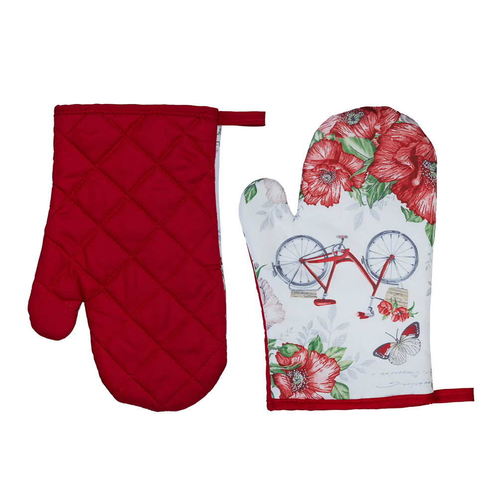 PROVANCE Маковое поле Прихватка-варежка, 100% полиэстер, 17х27см