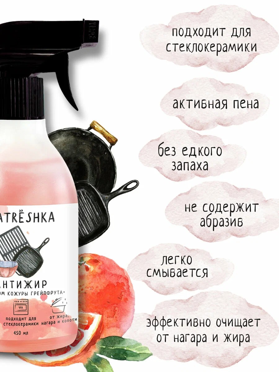 Matrёshka Чистящее средство АНТИЖИР курок 450мл