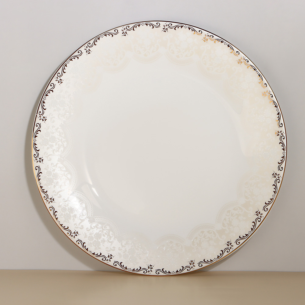 MILLIMI Руан Тарелка подстановочная опаловое стекло 25см, 21057