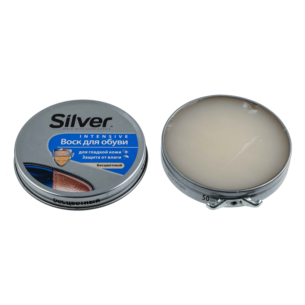SILVER Воск для обуви 50 мл, бесцветный, CY2003-00