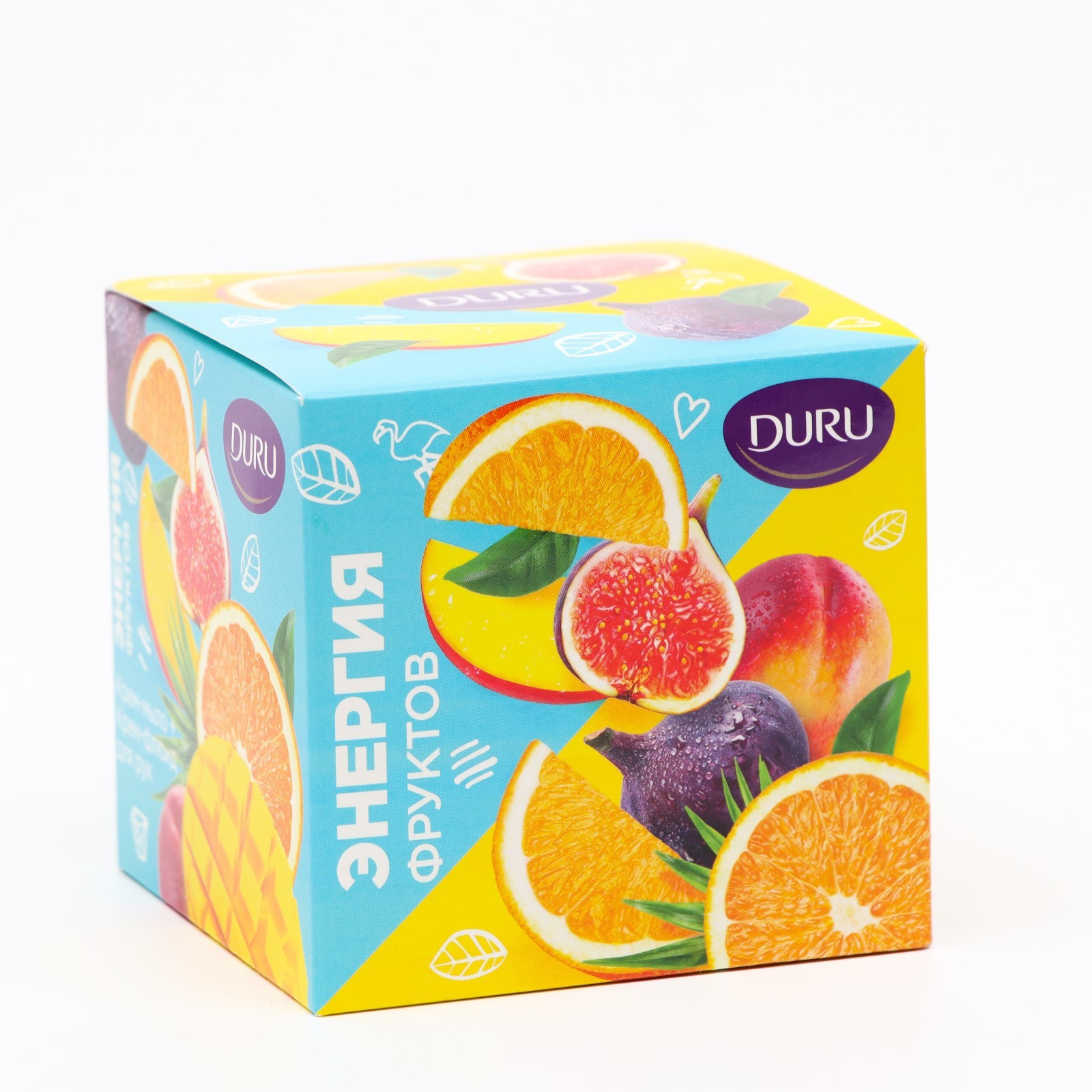 Duru (мыло Персик&Манго 80гр+крем для рук Инжир 75мл) 