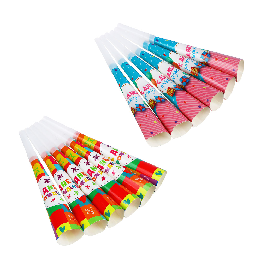 Капитан Весельчак набор праздничных гудков 6шт 530154/146