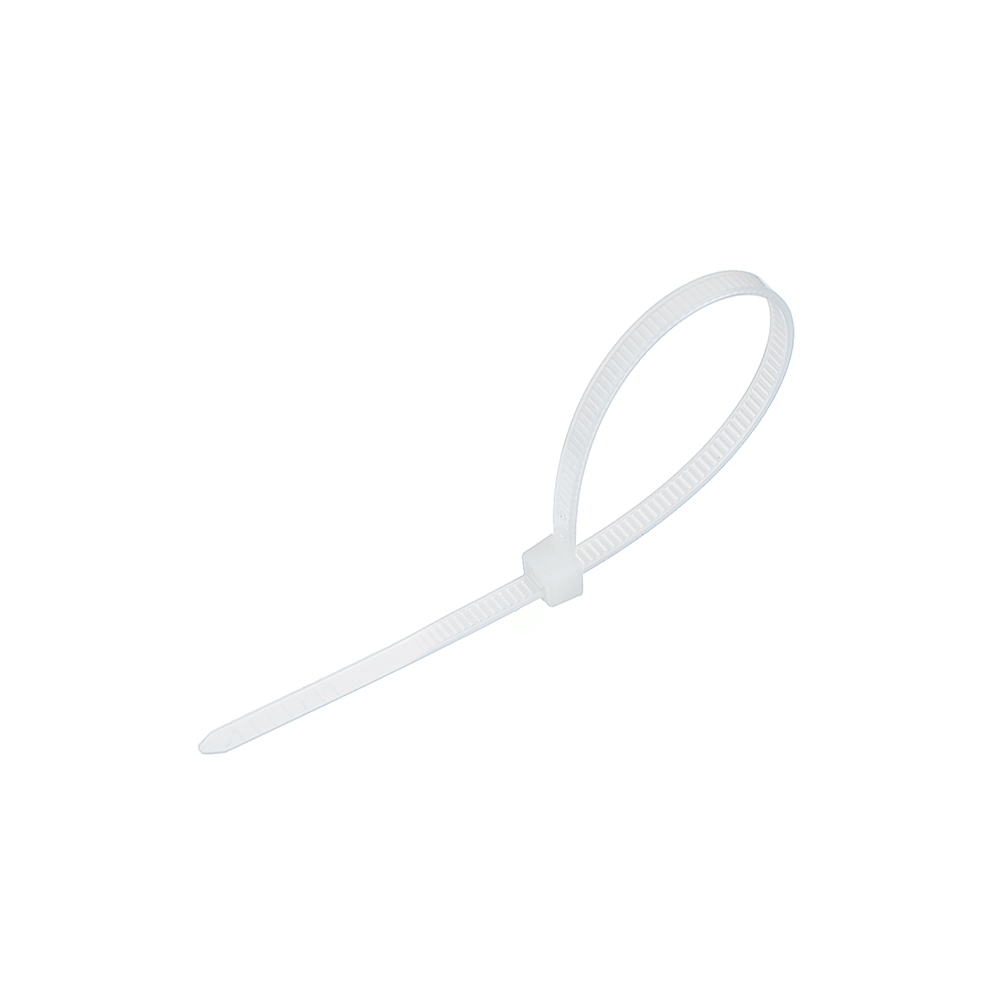 Ермак Хомут нейлоновый для стяжки белый 100шт