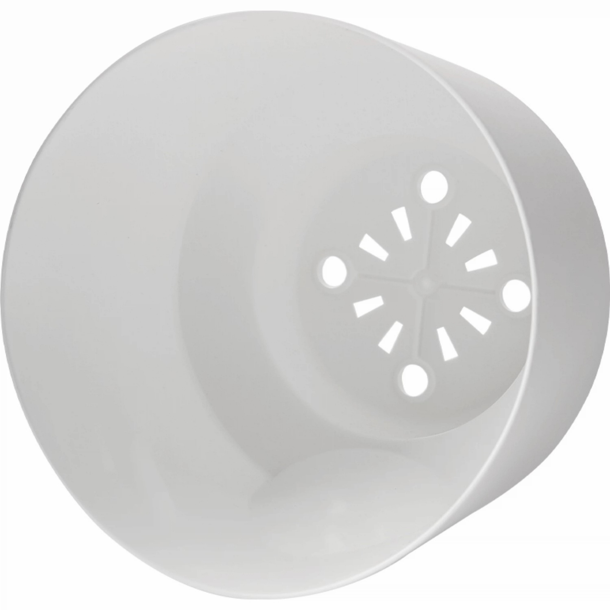 Кашпо Тренд 0,8л, d12см, h11см белый пластик