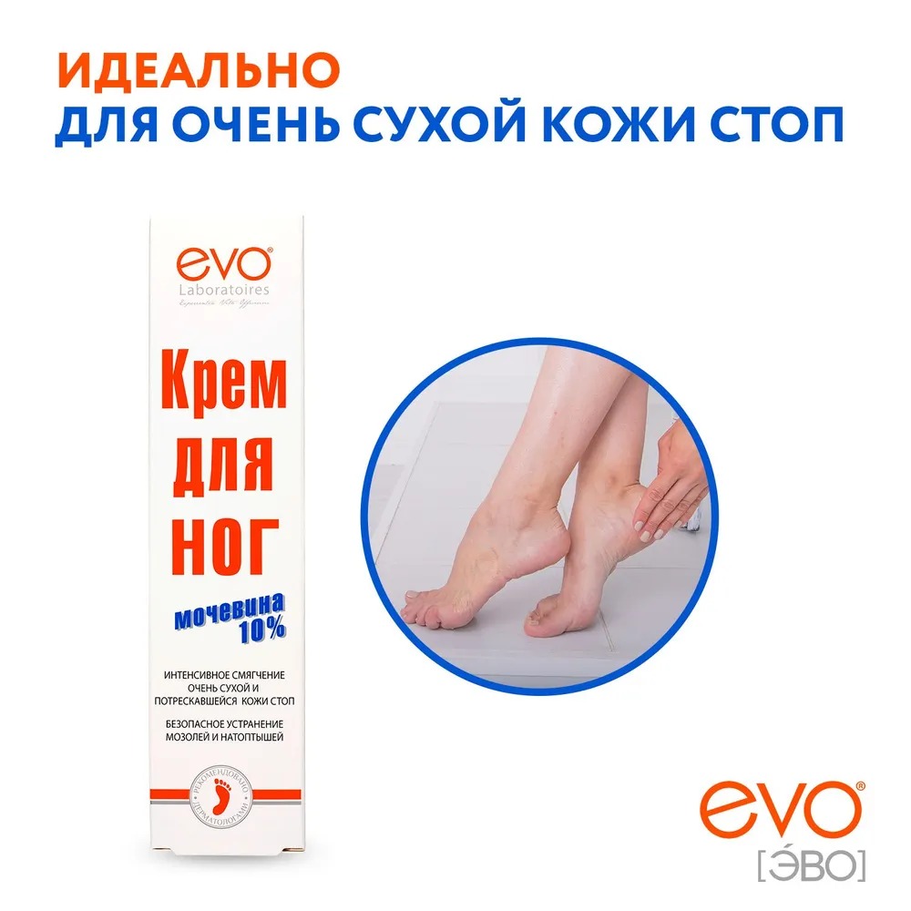 Пантенол EVO крем для ног с мочевиной 50мл