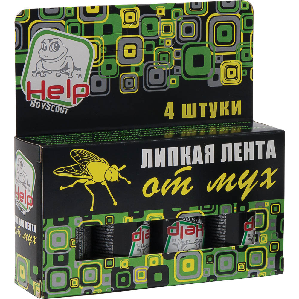 Help Липкая лента от мух 4шт 