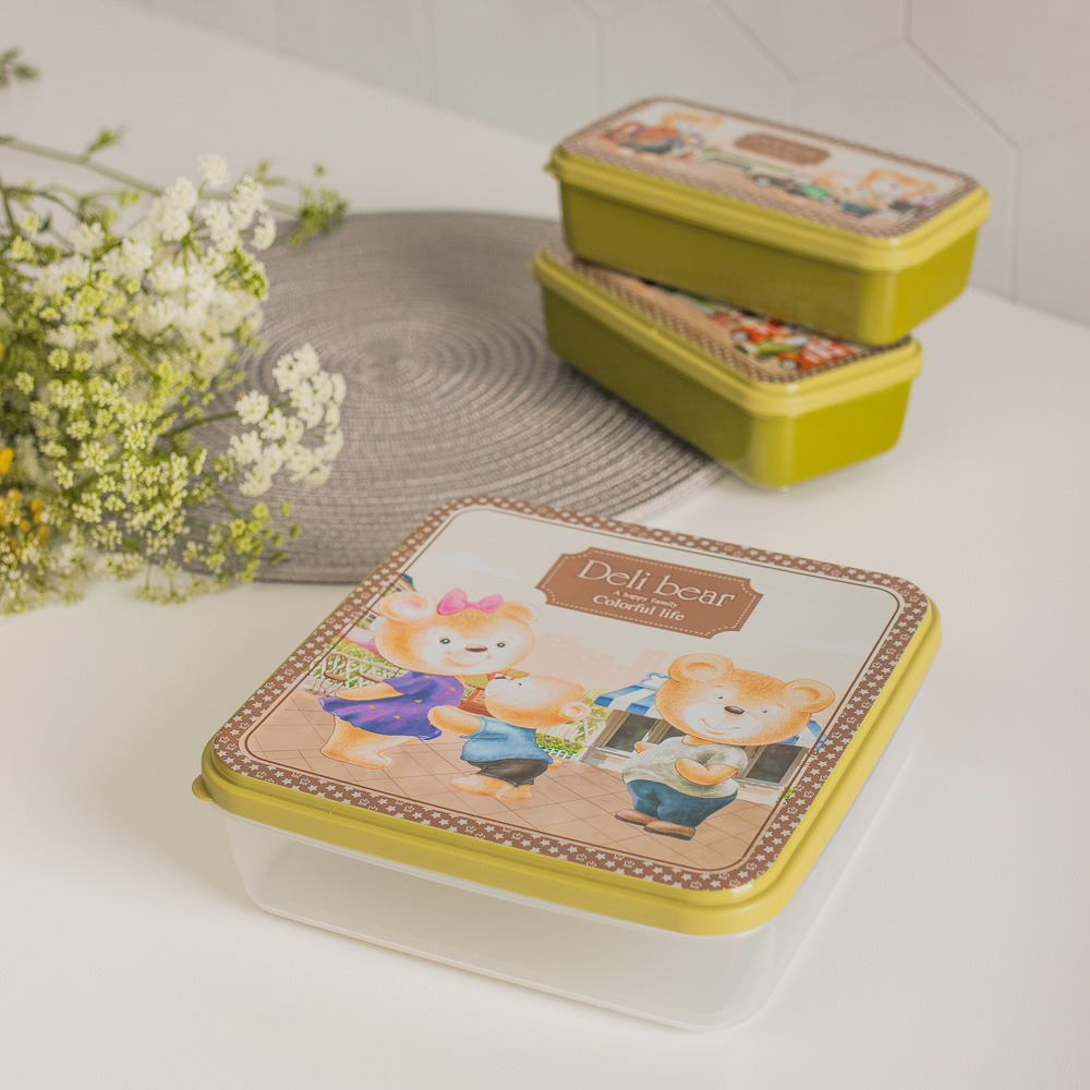 Набор контейнеров "Медвежата" 3шт