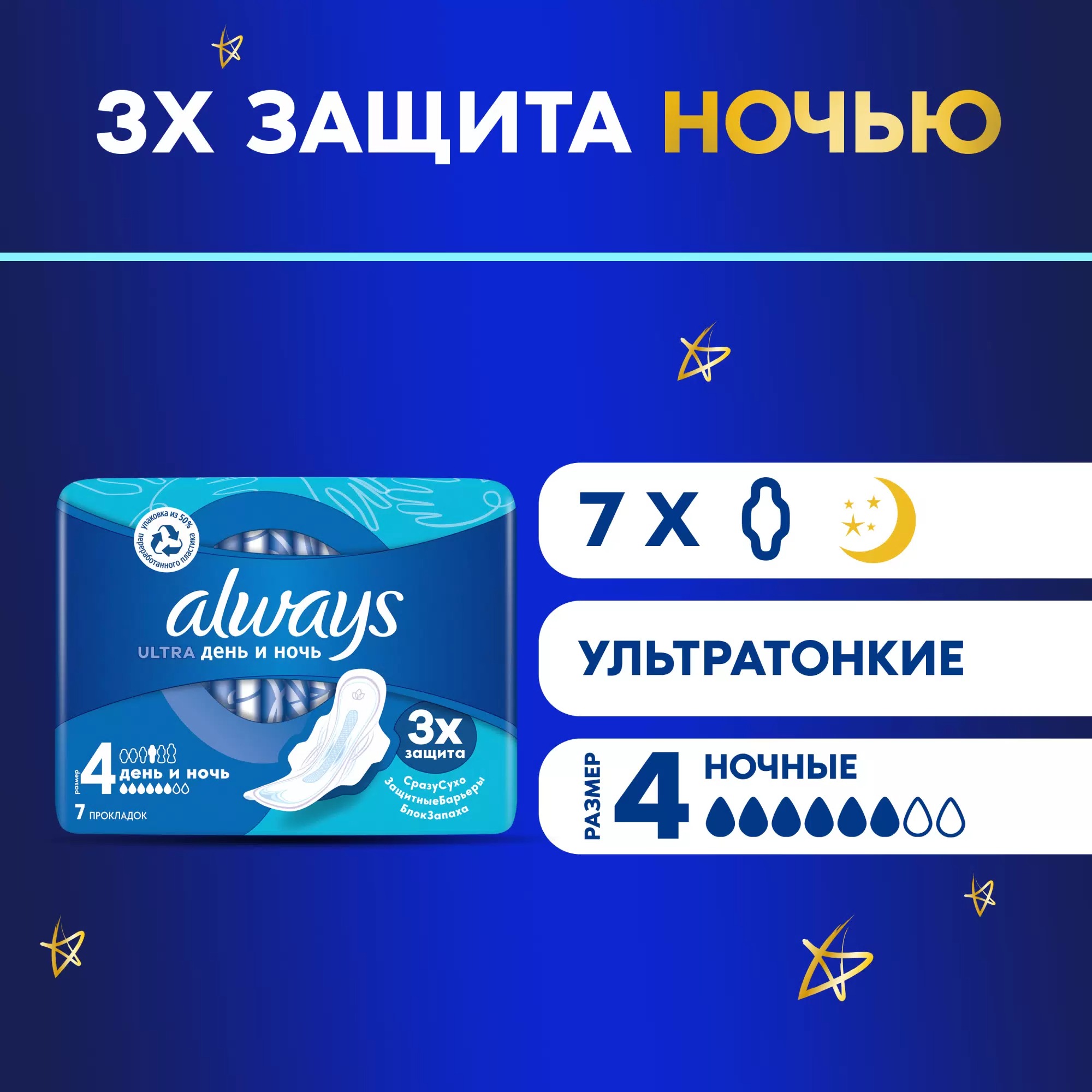 always Ультра найт 7 шт