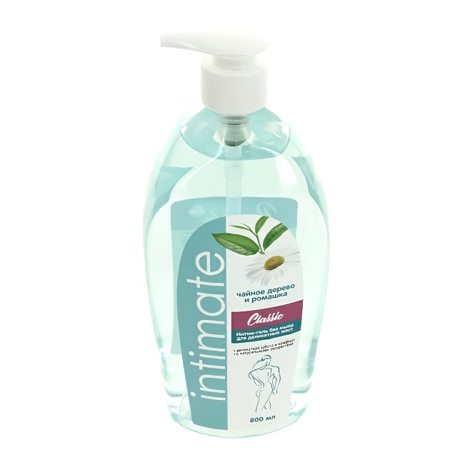 Русалочка Интим-гель без мыла для деликатных мест Classic 800мл