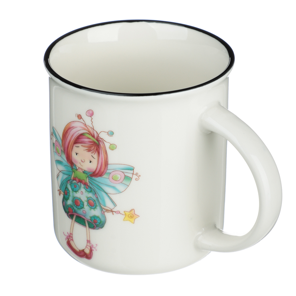 MILLIMI Кружка Принцессы, фарфор, 4 дизайна, 310мл