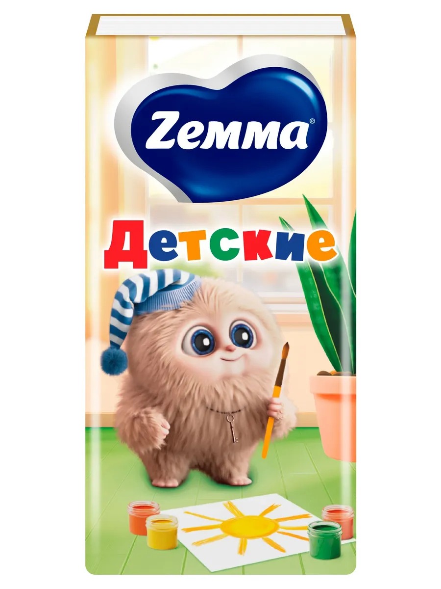 Зева/Земма носовые платочки Kids 10штx10