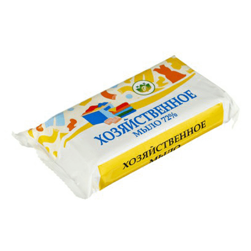 Мыло(Флора) хозяйственное твердое 72% 150 гр в уп.