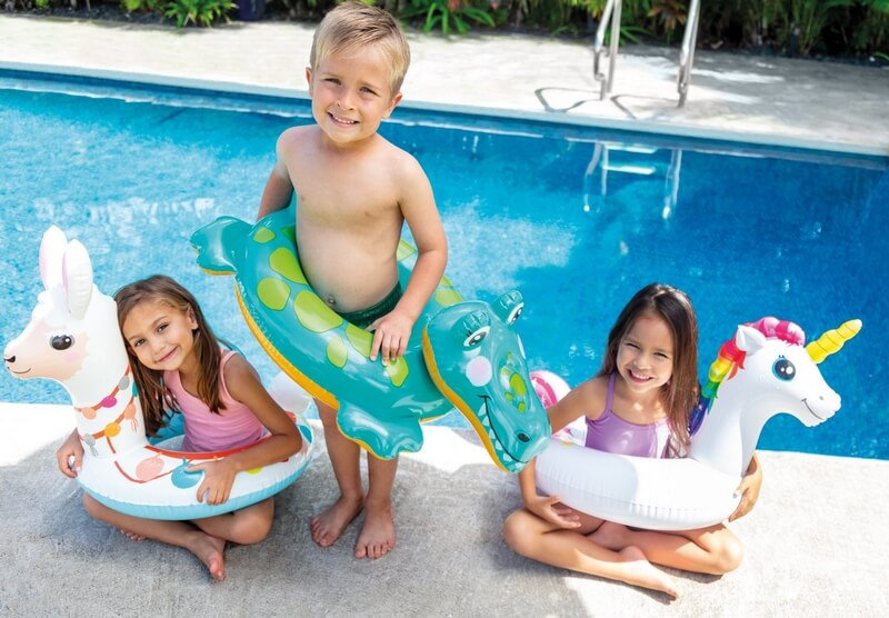 INTEX Круг надувной Животные 72х66см 58221NP