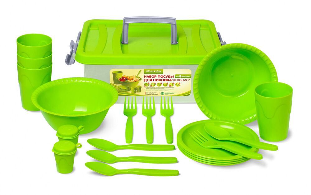 Набор посуды для пикника "Антонио" на 4 персоны С69