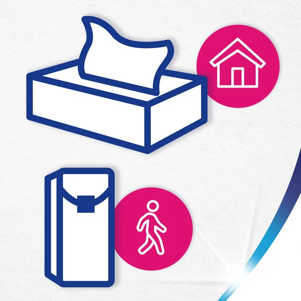 Зева салфетки для лица 3-слойные Дизайн 90шт