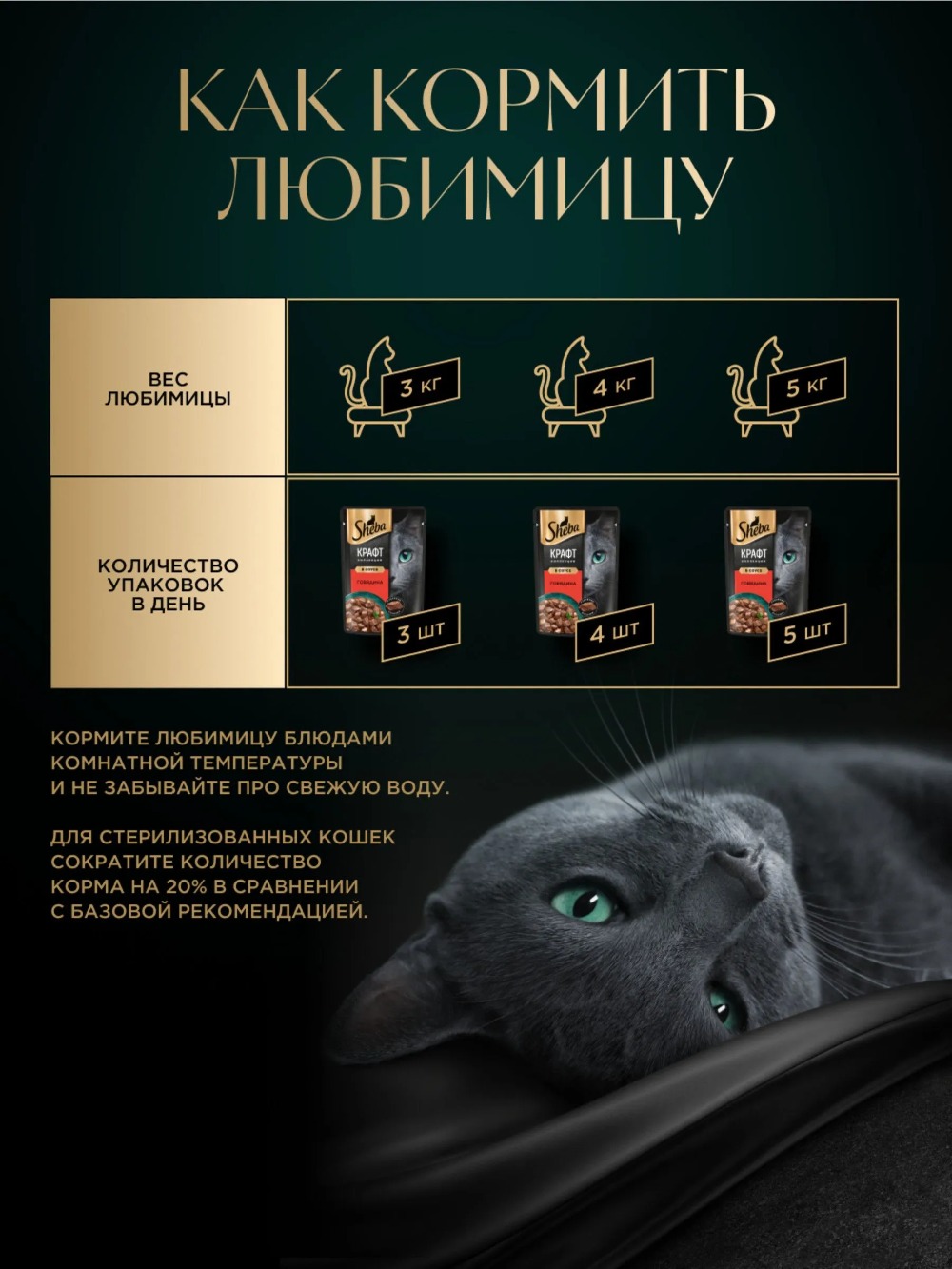 Sheba Craft кусочки говядины в соусе 75гр