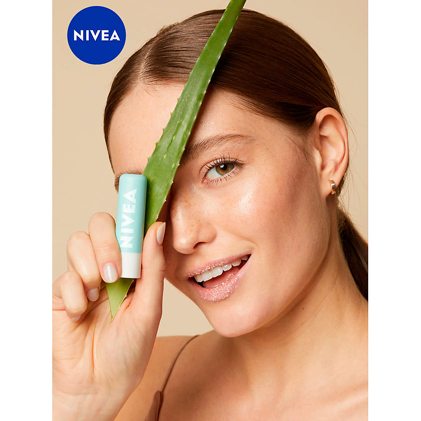 Бальзам плюс скраб для губ 2в1 с алоэ вера и витамином Е 5,5мл 88020