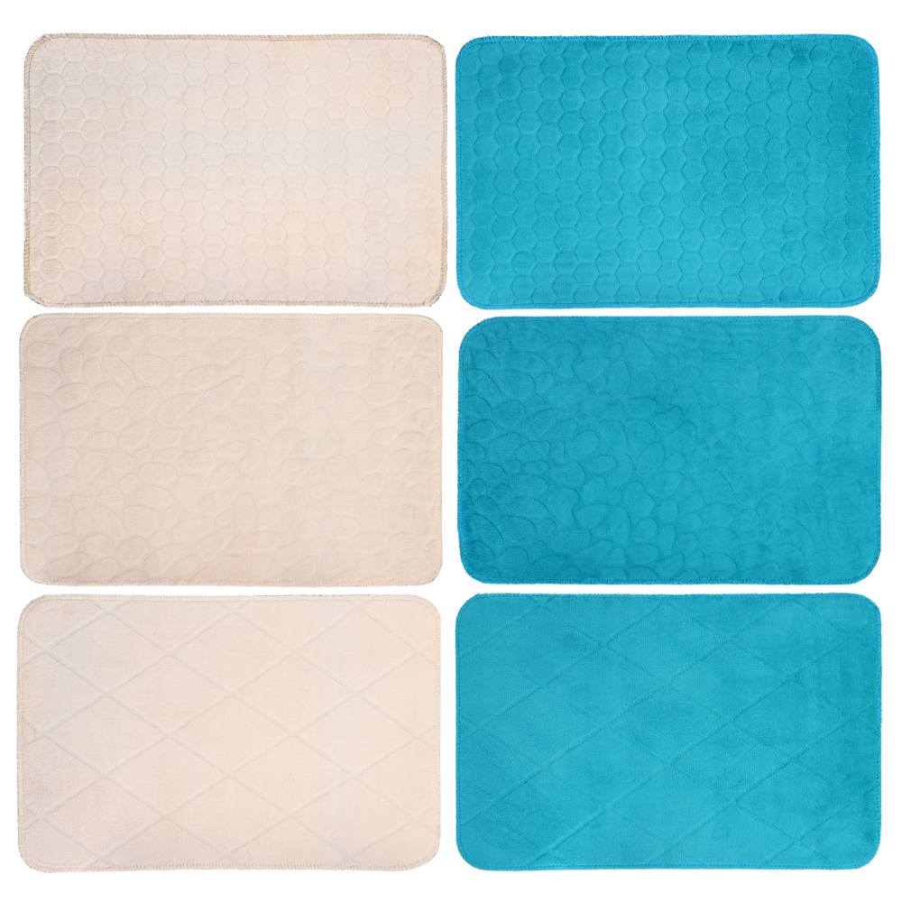 VETTA Коврик велюровый "Плитка" 35х55см 