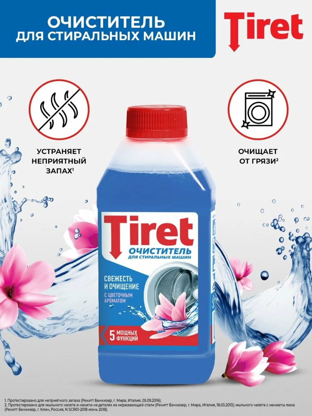 Тiret очиститель для стиральных машин 250мл
