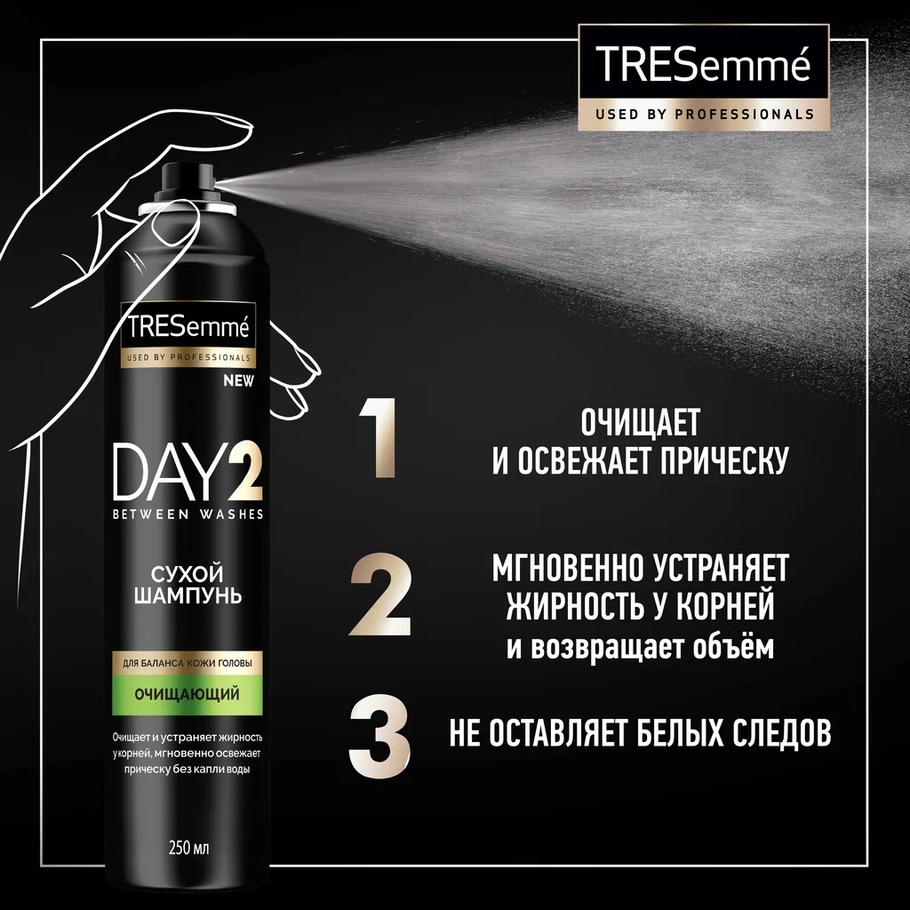 Tresemme шампунь сухой очищающий 250мл
