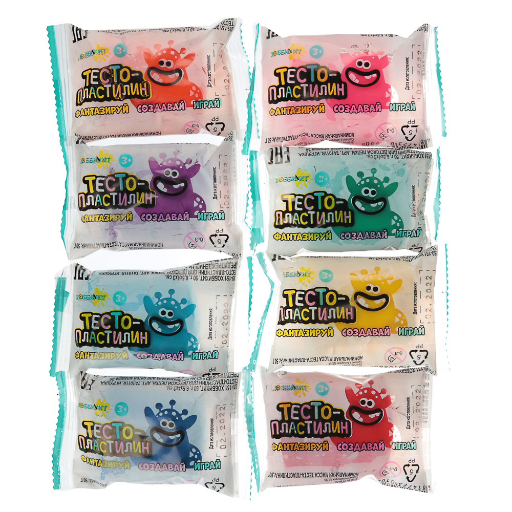 ХОББИХИТ Тесто для детской лепки, 50гр