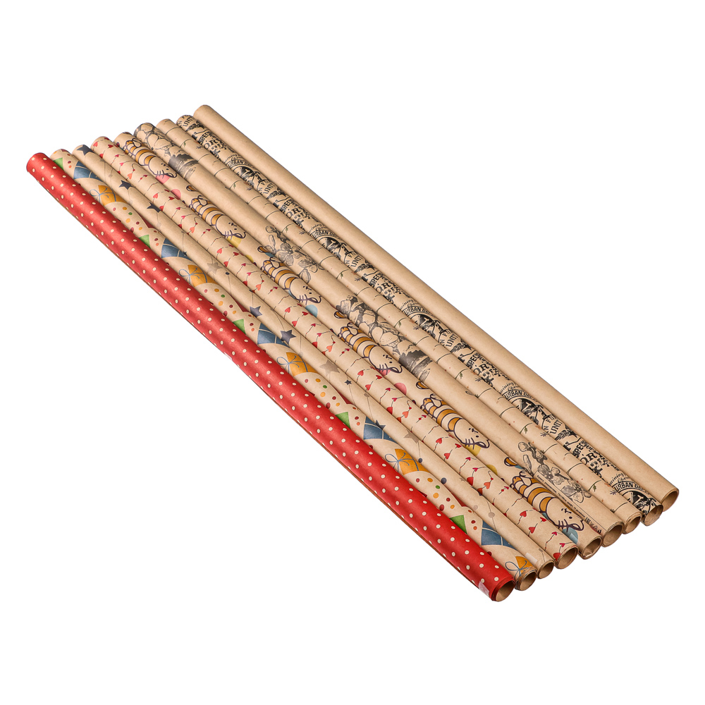 Бумага упаковочная 70х100см крафт 