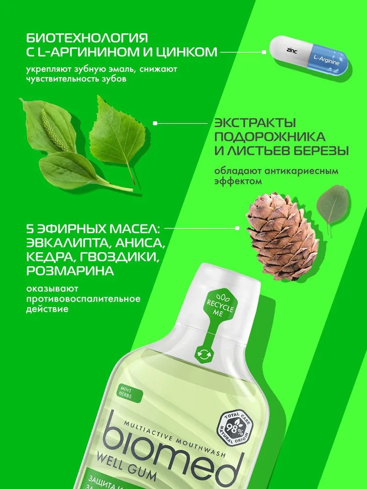 Splat ополаскиватель Biomed Well Gum 250мл