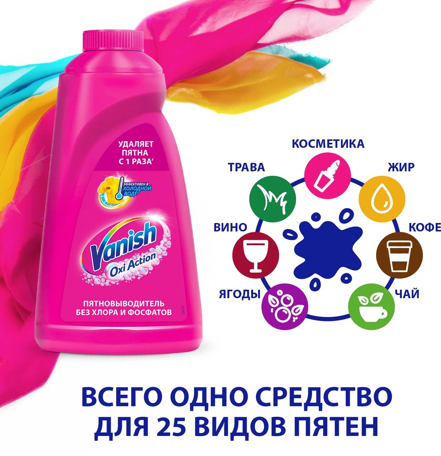 Vanish жидкий пятновыводитель 1л