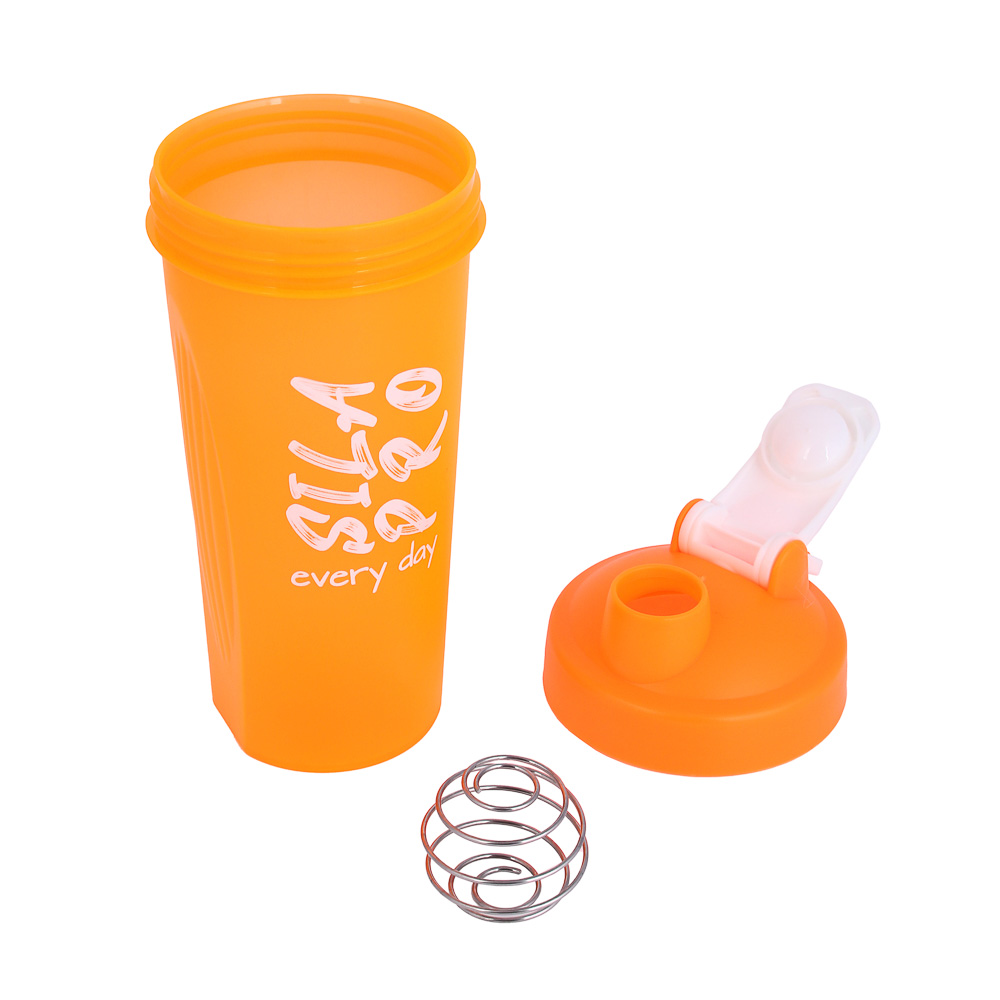 SILAPRO Шейкер спортивный, 600 мл, 22х10см, РР, нерж.сталь, 2 цвета