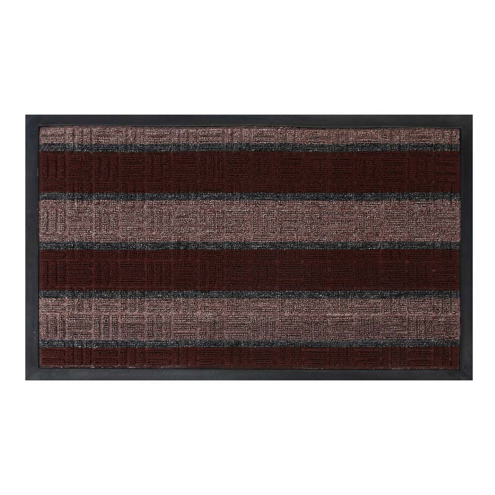 Коврик придверный тм VETTA Folk, ворсовый с резиновой каймой, 45x75см, 3 дизайна