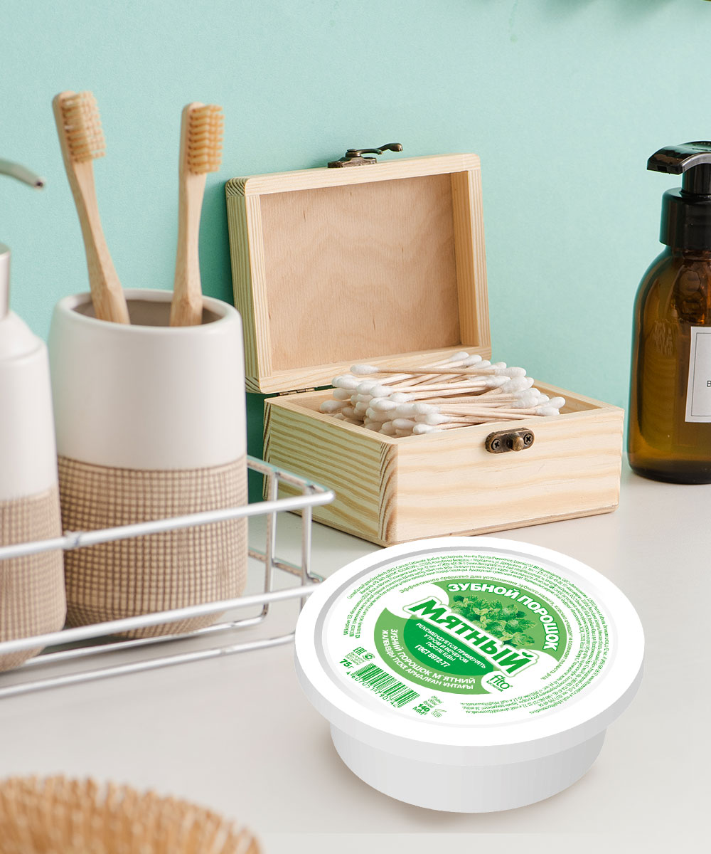 Зубной порошок "Мятный" 75гр