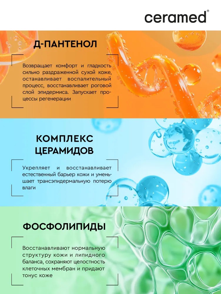 Ceramed Цера-масло для душа ультраувлажняющее 400мл 99137