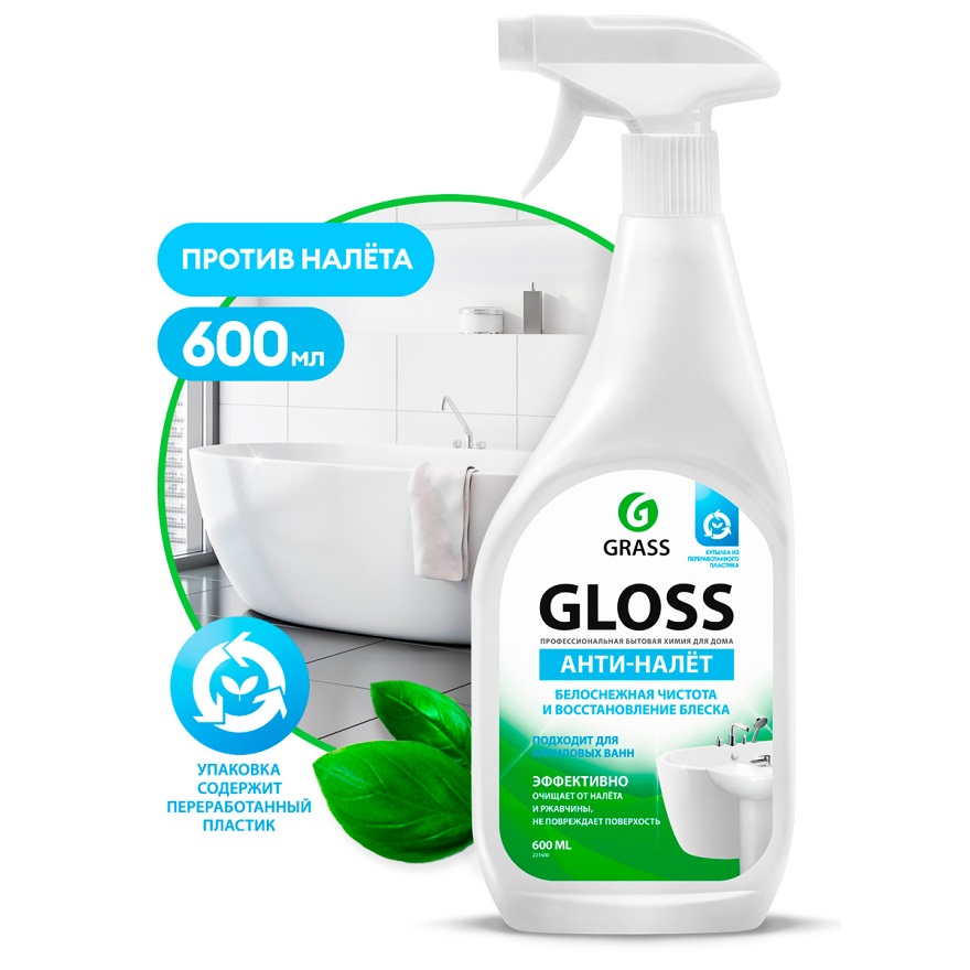 Моющее средство Gloss очиститель налета и ржавчины 600гр