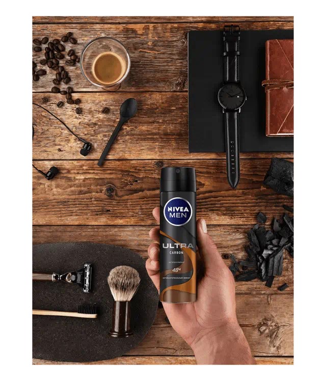 Антиперспирант спрей Ultra Carbon мужской 150мл 85367