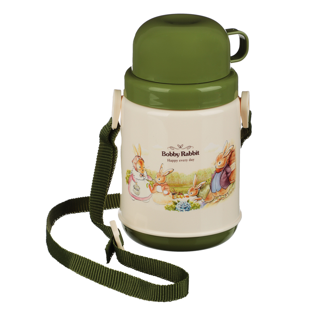 Термос"Зайчата" с кружкой, 400мл