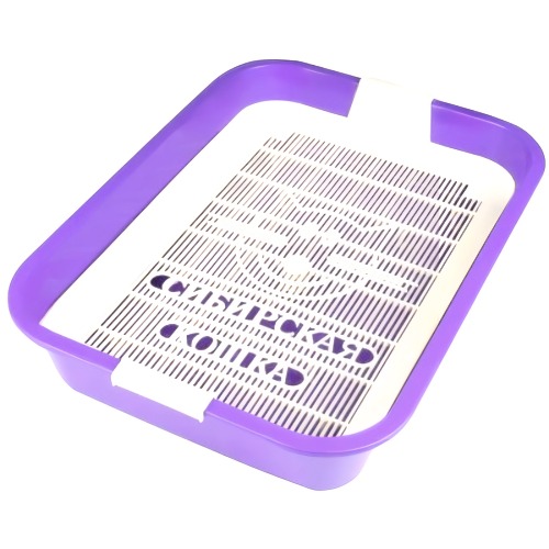 Сибирская кошка Туалет д/кошек с сеткой высокие ножки