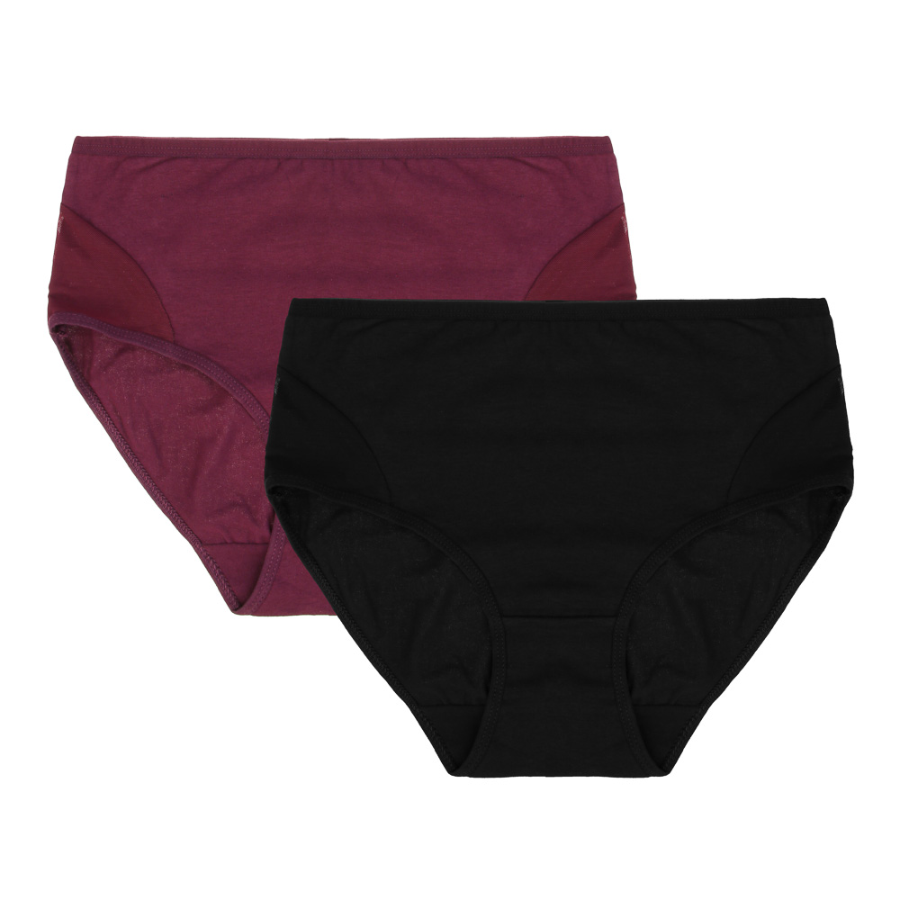 GALANTE Трусы женские макси с декором 48-56 2 цвета НБ23-02