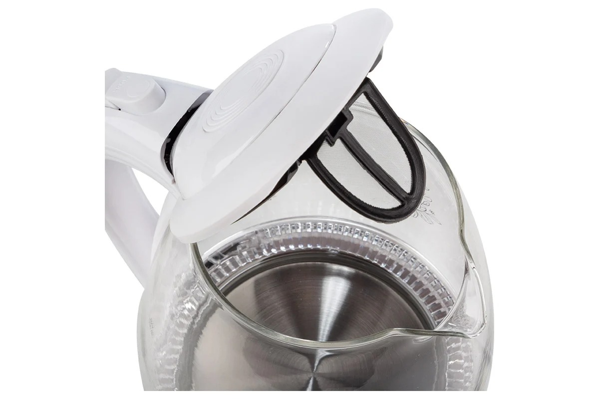 Чайник электрический Energy E-262 белый 1,7л стекло/пластик164104